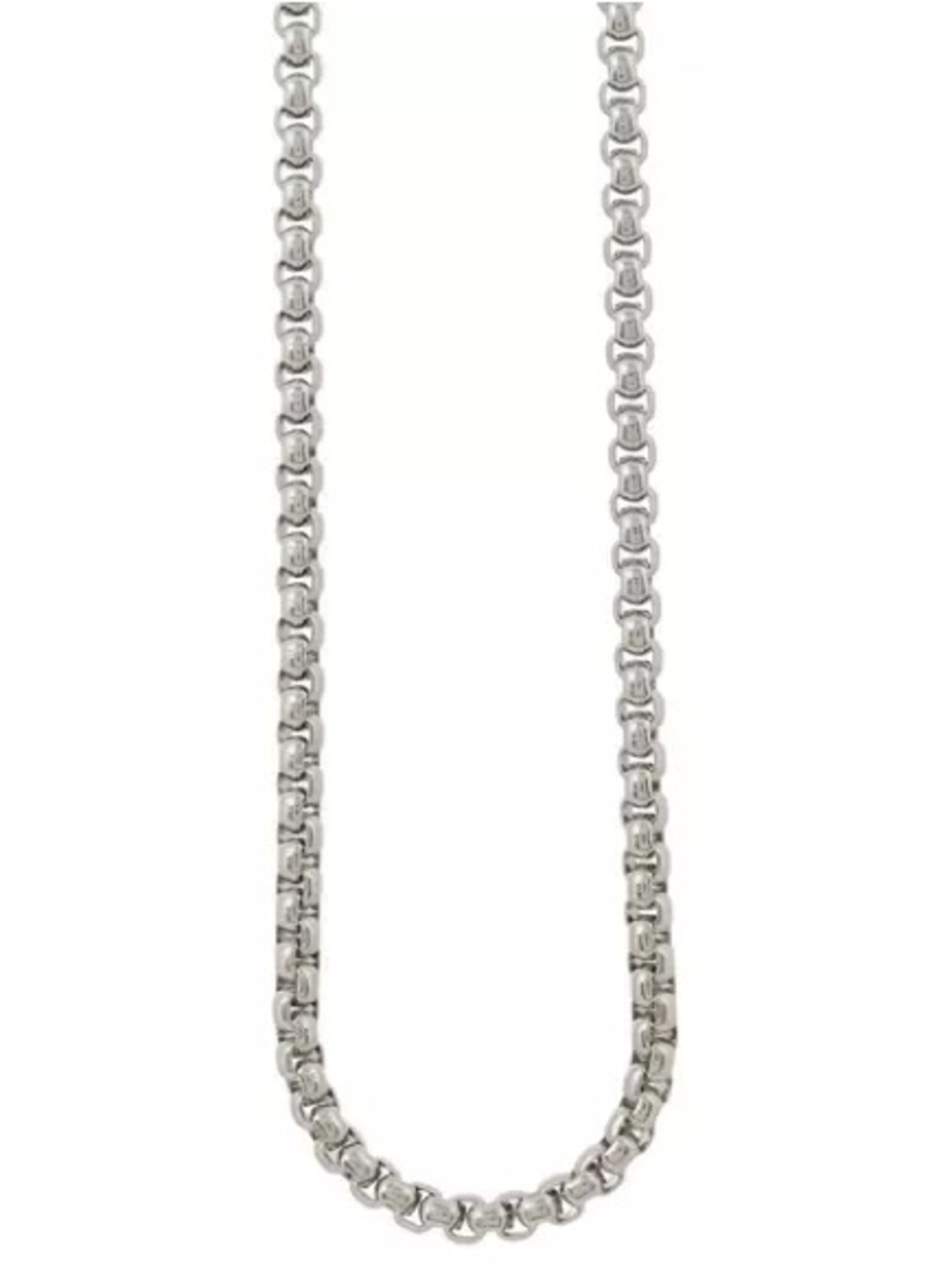New 18” the Jewelry Shoppe Stainless Steel Box Chain Necklace